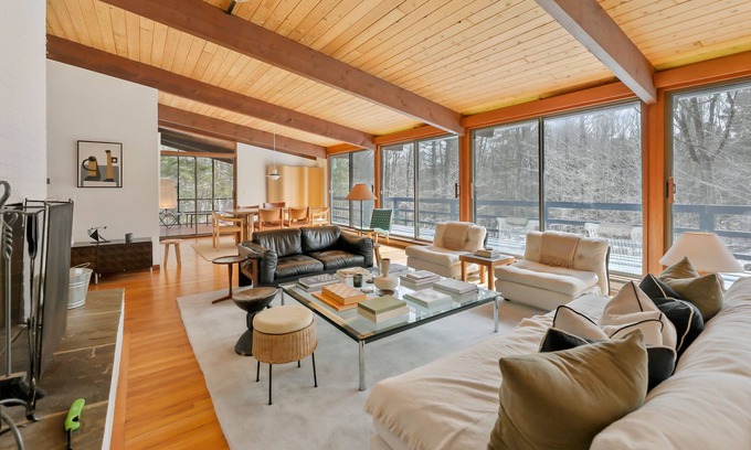 Becket House | Bright Berkshires Sanctuary w Hiking, Tennis +Pond