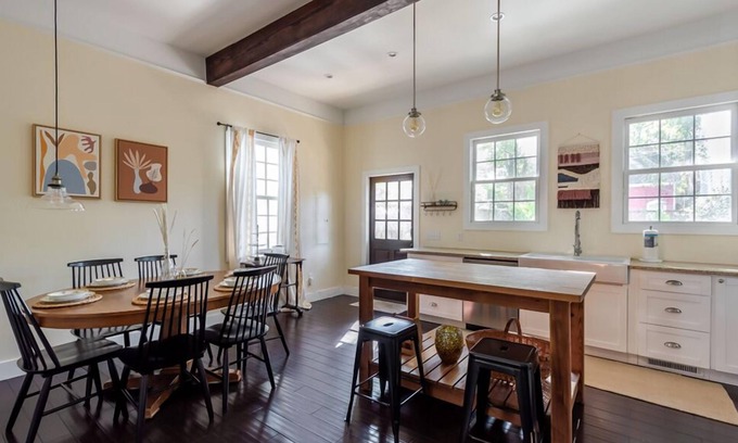 Historic Downtown Savannah House | Bright Bohemian Home w/Parking + Deck Near Forsyth Park by Lucky Savannah