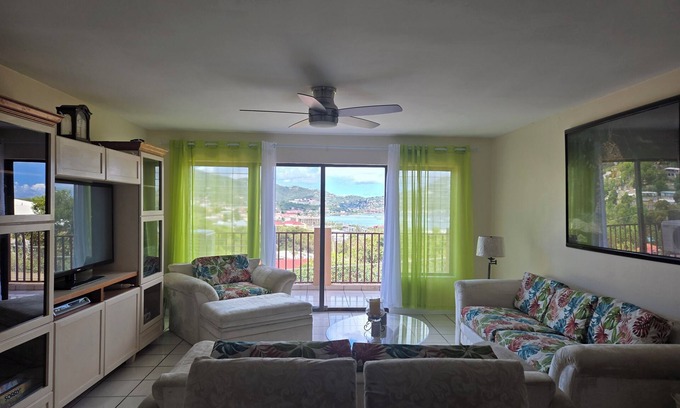 Estate Demarara Condo | Bright & Breezy 2-Bedroom Condo with King Suite, Wifi, Patio in Charlotte Amalie
