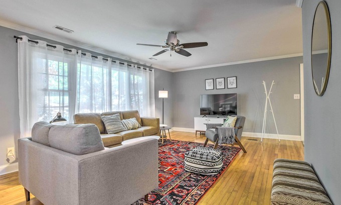 Cary House | Bright Cary Home with Deck < 15 Mi to Raleigh!