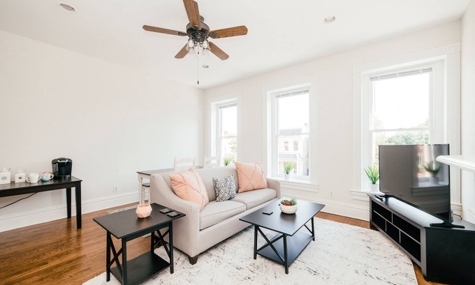 Jackson Ward Apartment | Bright & Cozy Downtown Apartment - Free Parking - Dogs Welcome - Fast Wi-Fi