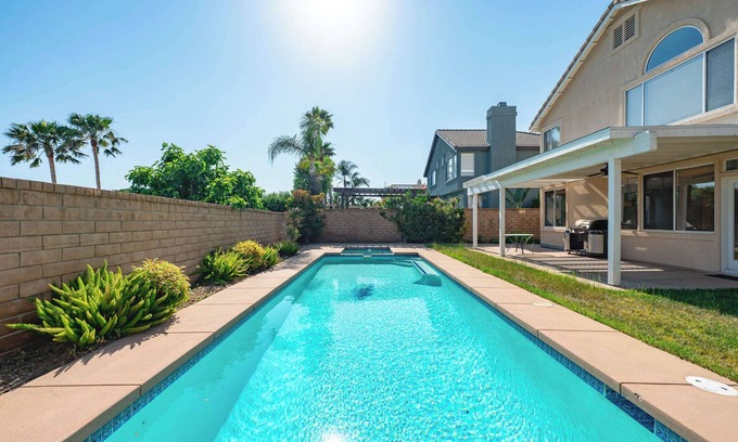 Rancho Cucamonga House | Bright Designer Home w Pool, Near Everything