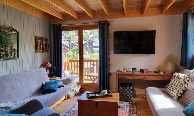 Plagne 1800 Apartment | Bright duplex for 6/7, ski-in/ski-out, WIFI, pets allowed