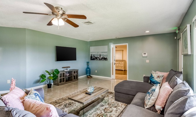 Juno Beach House | Bright Escape with Private Pool, Easy Beach Access, Free WiFi & Open Layout