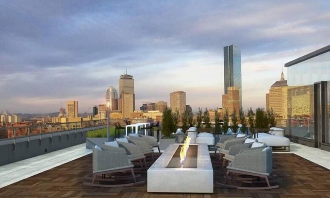 Shawmut Apartment | Bright Full Kitchen | Downtown Boston 2BR | Fast Wifi | Gym | Yoga