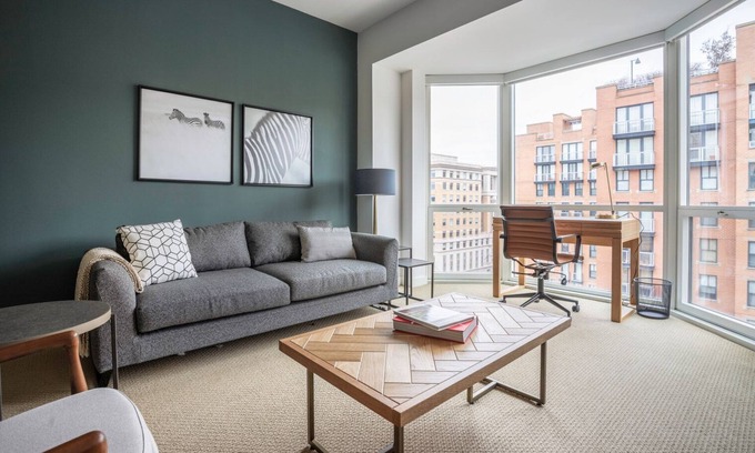 Penn Quarter Apartment | Bright Penn Quarter 1BR w/W/D, Gym, Doorman, nr. Metro, by Blueground