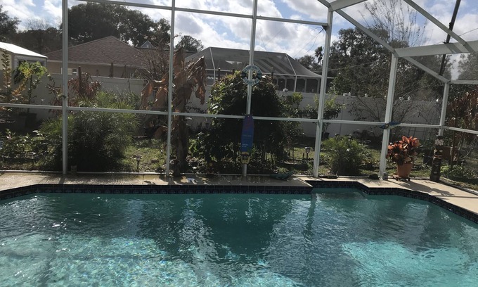 Spring Hill House | Bright & Spacious home with private saltwater pool, gardens and trampoline