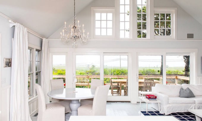 Napeague Cottage | Bright White Beach House, Just a Short Stroll to Ocean- A Sunset to End Everyday