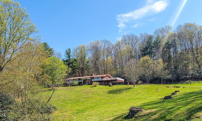 West Jefferson Cabin | Bring the Pup to Grapevine Retreat! Pet-Friendly, Perfect for Sept Adventures