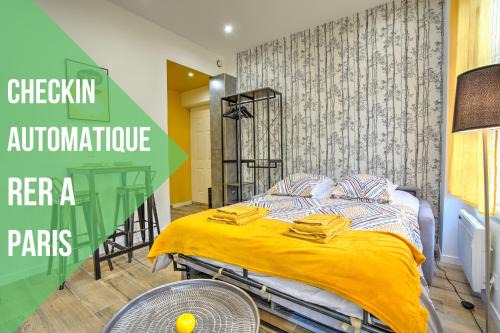 Champigny-sur-Marne Apartment | Brut de Pomme - Self Checkin Automatique - 10 min RER A