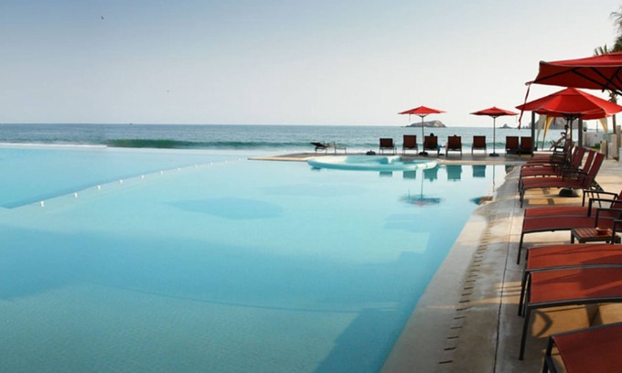 Ixtapa Apartment | BVG Marina 1004S Ocean Front Condo 2Br 2Bthr beach acces