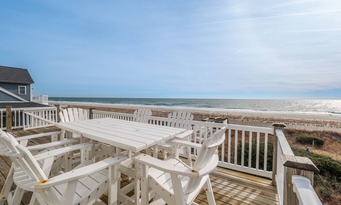 Topsail Beach House | C-Maid | Oceanfront Views + Amazing Amenities!