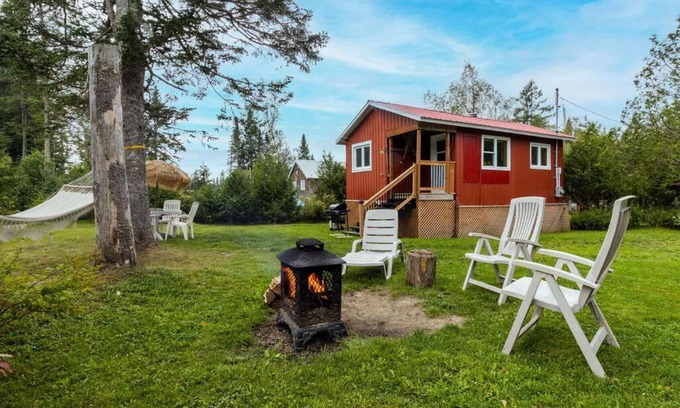 Lac-Etchemin Ski Chalet | Refuge Rustic bordé par rivière et la nature