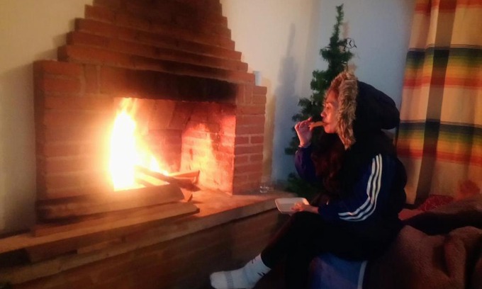 San Jose del Pacifico Ski Chalet | Cabaña con Bañera y Chimeneas en Puesta de Sol