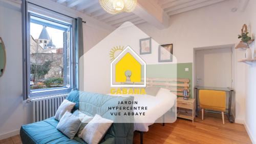 Cluny Apartment | Cabana & La Place de l'Abbaye - Centre-Ville, Jardin