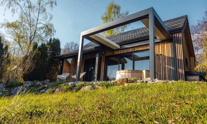 Champs-sur-Tarentaine-Marchal Ski Chalet | Cabane-SPA Écrin d'Auvergne offers top-of-the-range Lodges with PRIVATIVE SPA