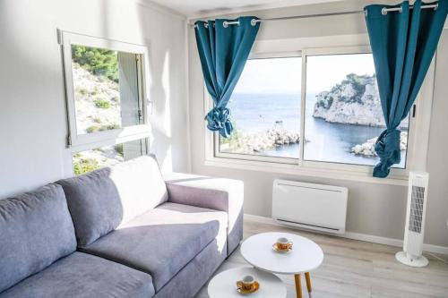 Calanque de Morgiou Apartment | Cabanon, 2 chambres, terrasse et vue mer
