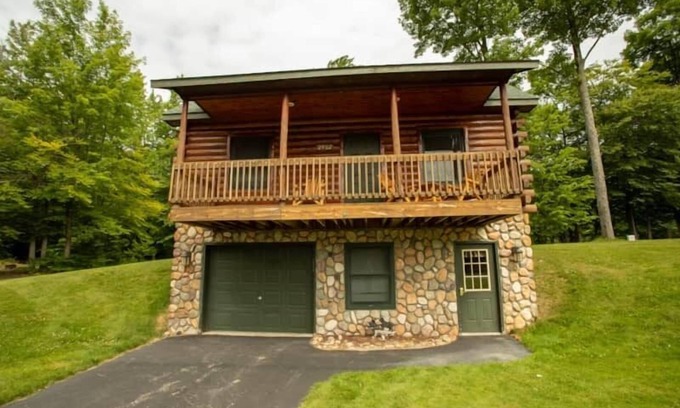 Gaylord House | Cabin 2462 - Roomy Log Cabin within Private Resort