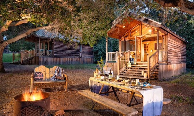 Goleta Cabin | Cabin | Creekside + Firepit | No Hidden Fees