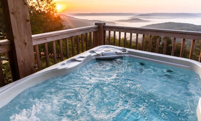 Ponca Condo | Cabin X w/Hot Tub & Beautiful Views