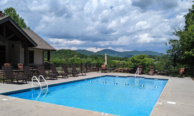 Townsend Condo | Cades Cove Peaceful Side Smoky Mountains Hip Vintage Condo Community Pool