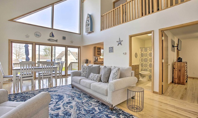 Cadillac House | Cadillac Home w/Hot Tub & Lake Mitchell Views!