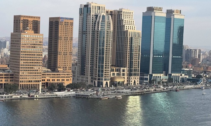 Zamalek Apartment | Cairo panoramic Nile window has a 3-bedroom, wide reception high speed WiFi, AC.