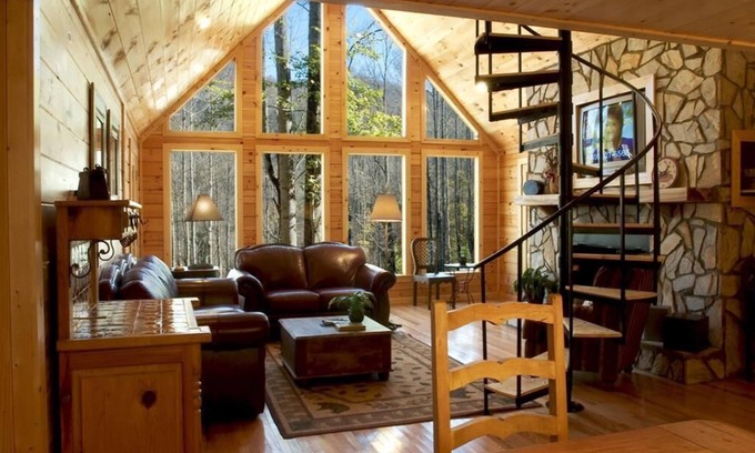 Bryson City Cabin | Call of the Wild - Free Railroad Tours - Secluded Cabin with Peaceful Patio and