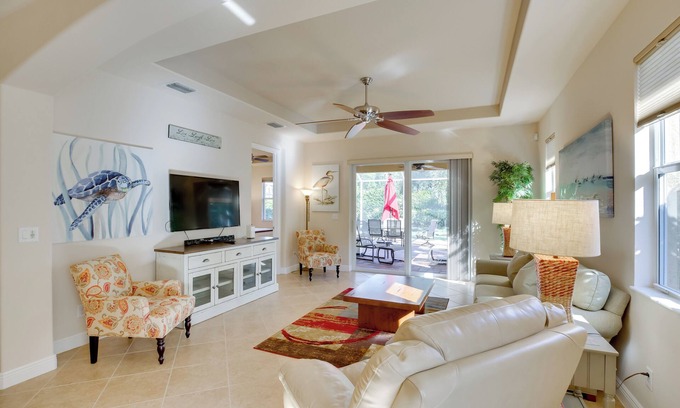 Estero House | Calming Estero Home w/Community Pool & More!