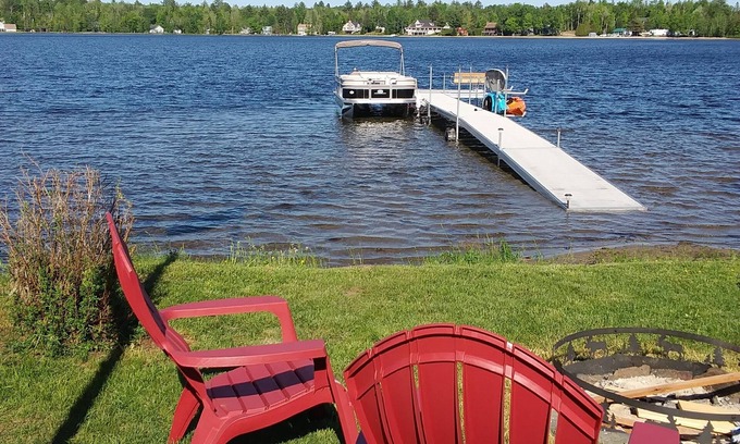 Brighton House | Calming Lakefront Home on Island Pond - Boaters & Snowmobiliers Dream