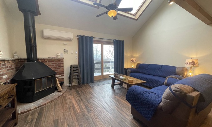 Village at Camelback House | Calming mountain-view home with pool access, game room, grill, & balcony