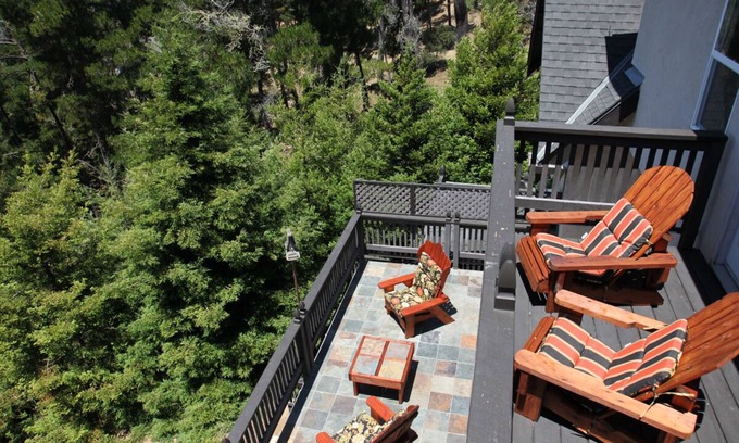 Lodge Hill House | Cambria Ocean View Tudor on Forested Preserve