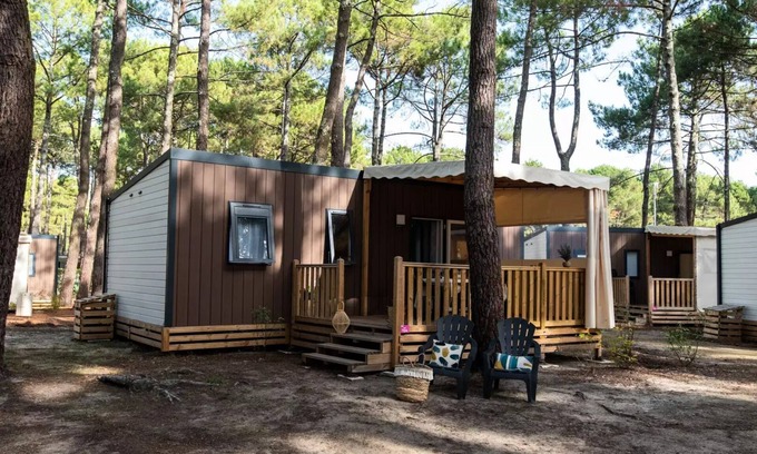 Biscarrosse Plage House | Camping Campéole Plage Sud * - Cottage 4 Rooms 6 People + TV
