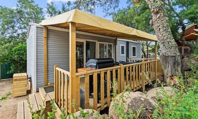Pianotolli-Caldarello House | Camping le Damier * - Mobil home Lodge - 3 bedrooms 6 people