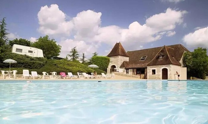 Souillac House | Camping La Paille Basse* - Mobil Home Premium 4 Rooms 7/8 People