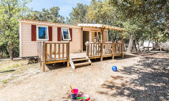 Regusse House | Camping Les Lacs du Verdon * - Mobile Home Classic 4 Rooms 6 People Air Conditioned
