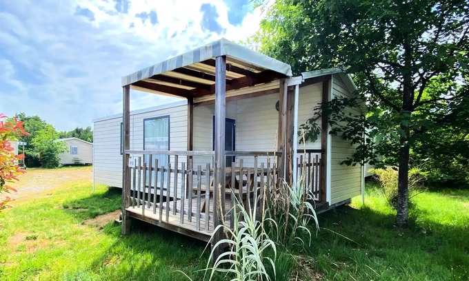 Sanguinet House | Camping Lou Broustaricq* - Mobile home Bornéo 3 Rooms 4 People Air Conditioned
