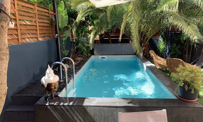 Le Suquet House | Cannes downtown beach 3 mn, pool, spa, air conditioning, 6 bedrooms, 4 bathrooms
