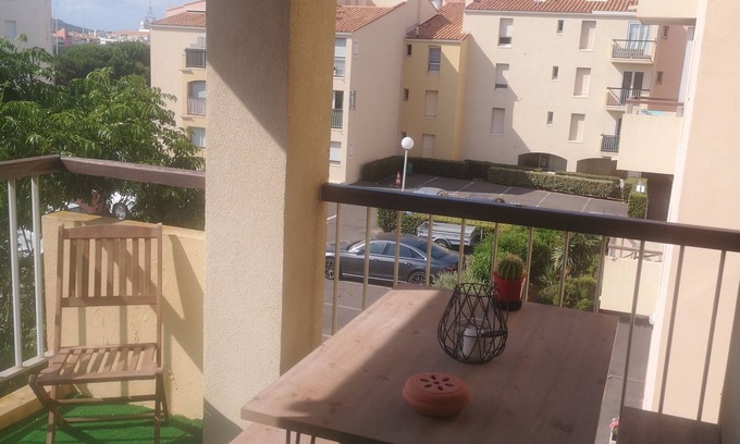 Cap d'Agde Apartment | CAP AGDE New studio terrace for 3 people located 5 min 🦶 Falaises beach or Môle