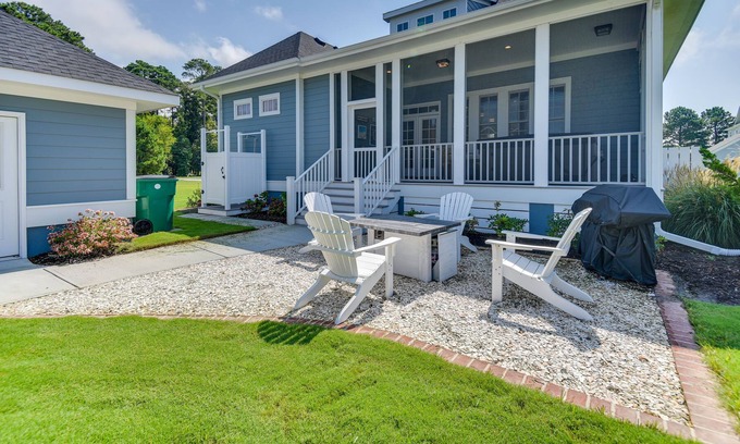 Cape Charles House | Cape Charles Vacation Rental w/ Private Hot Tub!