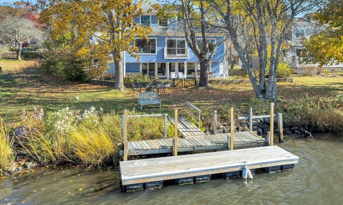 East Falmouth House | Cape Cod Waterfront Retreat with Dock