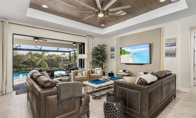 Burnt Store House | Cape Coral Heated Pool, Spa,Gulf-Access Home 5-Star Villa