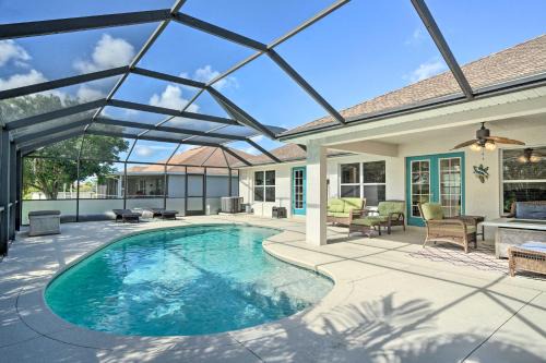 Burnt Store House | Cape Coral Home with Lanai Less Than 1 Mi to Boat Ramp!