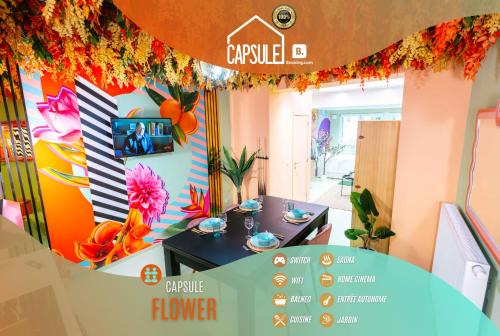 Mons Apartment | Capsule Flower - Balneo - Cinema - Billard - Nintendo Switch - Mons Centre