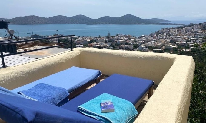 Elounda House | Captivating village house, spectacular views, close to beach/bars/shops/tavernas