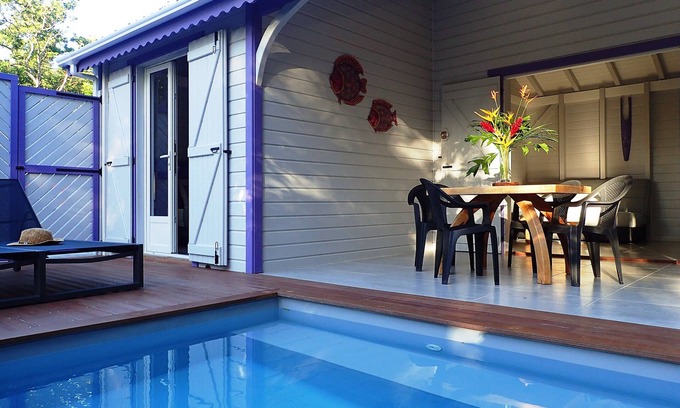 Deshaies Cottage | Caraïbes Cottage Violet Piscine Privée a 900m de la Plage