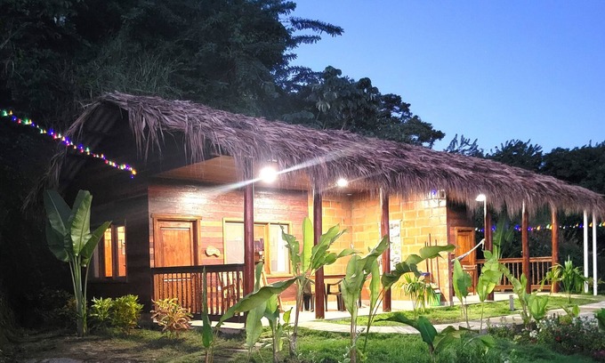 Buritaca Cabin | Caribbean Sea View King bed, AC, Fridge