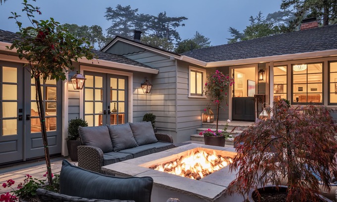 Northeast Carmel House | Carmel-by-the-Sea, Walk to Town, Gourmet Kitchen, 3BR, 2.5BA, Courtyard, Firepit