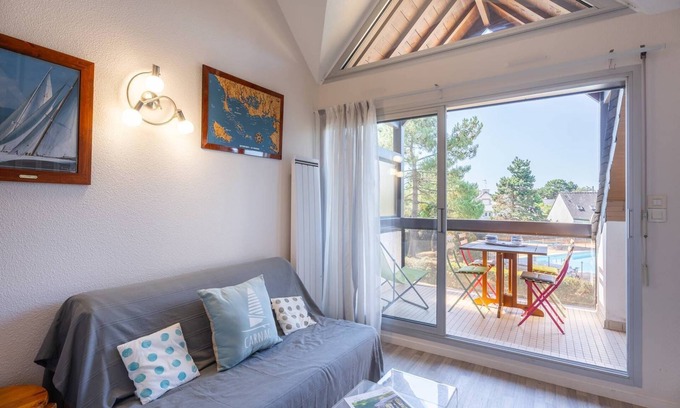 Carnac Apartment | Carnac - 3-room split-level apartment - 42m² - Pool