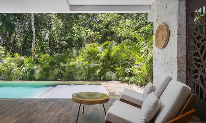 Tulum Apartment | Casa Blanca | 10min-> beach | 2Bdr | Private Pool | Washer&Dryer